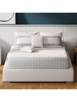 Boutique Living - Royal Essence Fashion Colours Cotton Multicolor Geometrical Bedsheet Set (King)