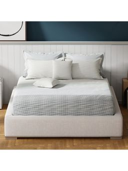 Boutique Living - Royal Essence Fashion Colours Cotton Multi-Color Geometrical Bedsheet Set (King)