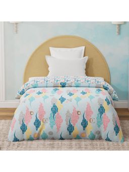 Boutique Living - Rock N Room Cotton Blue Space & Rocket Printed Reversible Comforter