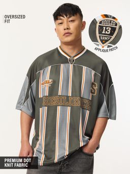 The Souled Store - Mens Tss Originals: Resilience Oversized Jersey T-Shirt