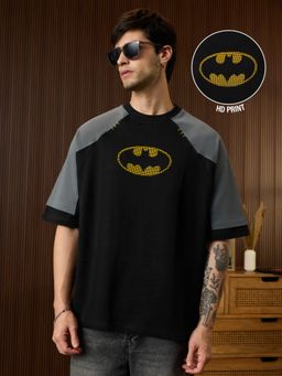 The Souled Store - Mens Official Batman: The Legend Super Oversized T-Shirt