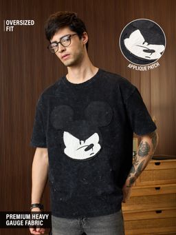 The Souled Store - Mens Official Mickey Mouse: Not Mousy Oversized T-Shirt