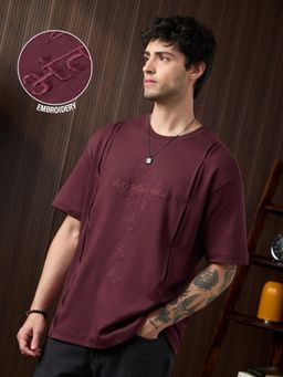 The Souled Store - Mens Desi Drop: Antah Asti Prarambha Oversized T-Shirt
