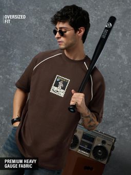 The Souled Store - Mens Official Nasa: Man On The Moon Oversized T-Shirt