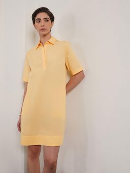 Fable Street - Yellow Cotton A-Line Dress