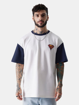 The Souled Store - Superman The Man Of Steel Oversized T-Shirt