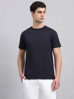 Fitleasure - Blue Sustainable Eco Soft Skin Friendly Breathable Nature Stretch Flex T-Shirt