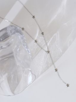 AQUASTREET - Star Lariat Long Necklace 18K Plated Waterproof Anti-Tarnish