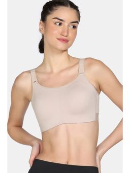 Zivame - Zelocity High Impact Quick Dry Sports Bra - Moon Light