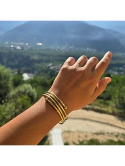 Studio Anviksha - Eva 4 Layer Gold Bangle