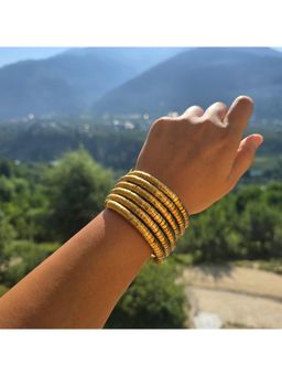 Studio Anviksha - Wired Brass Gold Bracelet