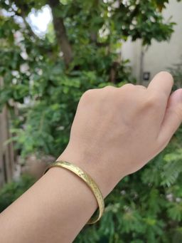 Studio Anviksha - Hammered Brass Gold Cuff