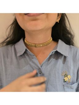 Studio Anviksha - Kanak Choker Gold Necklace