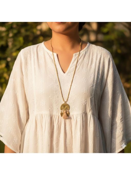 Studio Anviksha Chandrika Long Gold Necklace