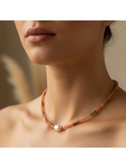 Studio Anviksha - Tangerine Orange Necklace