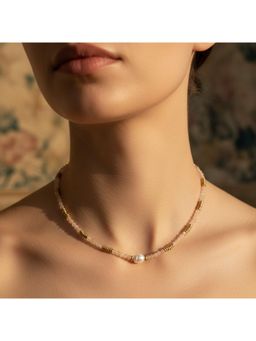 Studio Anviksha - Rose White Necklace