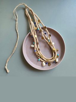 Studio Anviksha - Aloka Long Beige Necklace