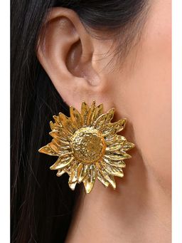 HOUSE OF SAL - Golden Sun Flower Earrings
