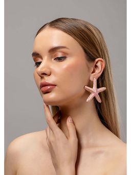 HOUSE OF SAL - Pink Aqua Earrings