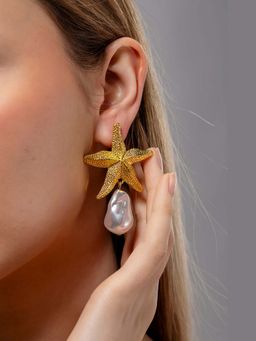 HOUSE OF SAL - Golden Riva Earrings