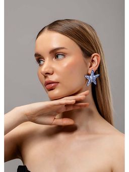 HOUSE OF SAL - Blue Palma Earrings
