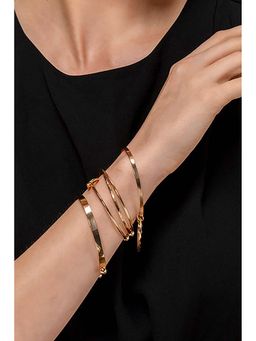 HOUSE OF SAL - Golden Pack Of 4 Bracelets