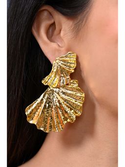 HOUSE OF SAL - Golden Metal Earrings