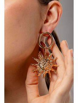 HOUSE OF SAL - Golden Sun Drop Earrings