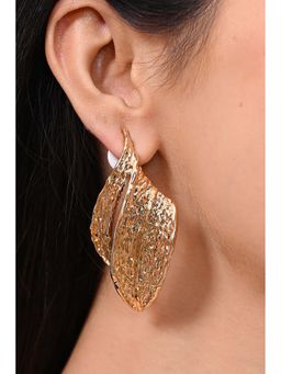 HOUSE OF SAL - Golden Textured Earrings