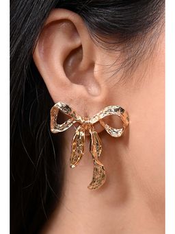 HOUSE OF SAL - Golden Bow Earrings