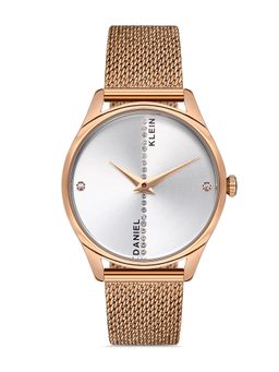 Daniel Klein - Silver Color MESH BAND Watch for Women DK.1.13197-2