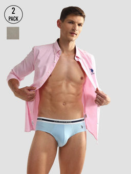 U.S. POLO ASSN. - Elasticized Waist Oeb09 Briefs (Pack of 2)