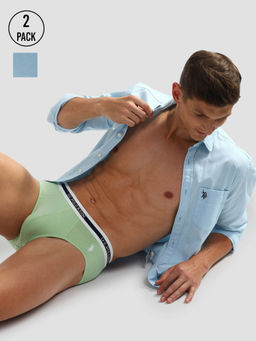 U.S. POLO ASSN. - Elasticized Waist Oeb09 Briefs (Pack of 2)