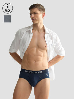 U.S. POLO ASSN. - Elasticized Waist Oeb11 Briefs (Pack of 2)