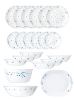Corelle - Livingware 21 Pc Dinner Set - Provincial Blue