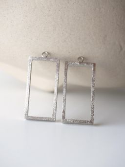 DE'ANMA - Silver Rectangle Frame Charm
