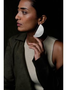 DE'ANMA - Silver The Other Half Studs Earrings