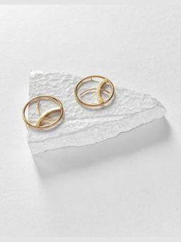 DE'ANMA - Gold Eda Studs Earrings