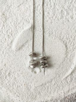 DE'ANMA - Silver Tiva Drop Earrings