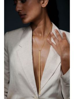 DE'ANMA - Minus Gold Pendent With Chain