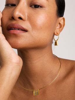 DE'ANMA - Gold Halo Dash Necklace