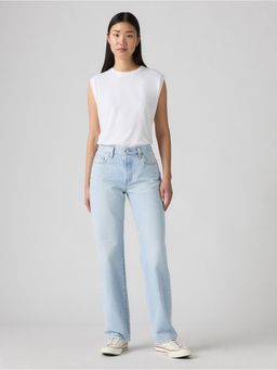 Levi's - Women 501'90s Light Indigo Straight Fit Mid Rise Jeans