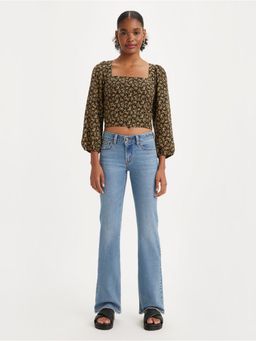 Levi's - Women Indigo Straight Fit Low Rise Jeans