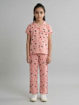 Monte Carlo - Girls Regular Fit Printed Co Ord Set