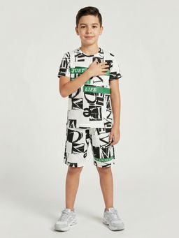 Monte Carlo - Boys Regular Fit Printed Co Ord Set