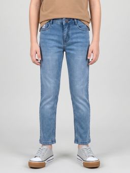 Monte Carlo - Boys Slim Fit Light Wash Jeans