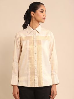 Ritu Kumar - Beige Solid shirt