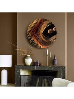The Artment - Marbling All The Way Canvas (matte Finish)- Brown