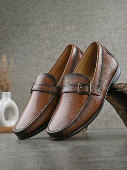 CLOG LONDON - Mens Casual Loafers Tan