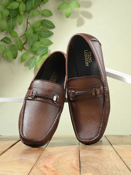 CLOG LONDON - Mens Casual Loafers Brown